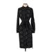 Lularoe Casual Dress - Shirtdress: Black Jacquard Dresses - Women's Size Small