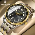 BINBOND-Montres lumineuses étanches pour hommes série Sea Horse montres de sport pour hommes