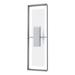 Hubbardton Forge Shadow Box Aluminum Wall Light Plastic in Gray/White | 34 H x 10 W x 4 D in | Wayfair 302607-1070