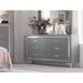 Lark Manor™ Arquimedes 6 - Drawer Dresser Wood in Gray | 34.09 H x 58.35 W x 16.18 D in | Wayfair 1067E7E638524EED82BD9C4B510835B0