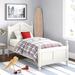 Three Posts™ Baby & Kids Nickelsville Panel Bed Wood in Gray/Brown | 50 H x 41.75 W x 81.5 D in | Wayfair 5B01D6CC5AC64F7C98F976415554F160