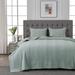 Joss & Main Grimshaw Quilt Set Polyester/Polyfill/Cotton in Green | Queen Quilt + 2 Standard Shams | Wayfair F24FE22E8DF64A1D910C8AB7D2773E40