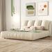 Everly Quinn Zulina Platform Bed Upholstered/Velvet in Brown | 40.2 H x 83.5 W x 94.5 D in | Wayfair B4459C1C677B41FF91817D59AAFDDB79