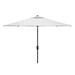 Arlmont & Co. Ortansa 118.11" x 78.74" Rectangular Market Umbrella in White | 106.31 H x 118.11 W x 78.74 D in | Wayfair