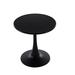 Ebern Designs Kirbee Round Metal in Black | 21.7 H x 23.6 W x 23.6 D in | Wayfair AA6152C7363B4B06AF24A29EB2F034D5