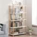 Latitude Run® 5-Tier Wooden Shelf Bookcase Wood in White | 57.5 H x 31.5 W x 11.8 D in | Wayfair 41D3FCBB9D244BD4893199050812120B