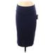 Lularoe Casual Skirt: Blue Stripes Bottoms - Women's Size Medium