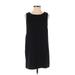 Forever 21 Casual Dress - Shift Crew Neck Sleeveless: Black Print Dresses - Women's Size Small