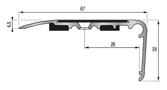 Nez de marche EVOLUTIFS 2CBIS 3 m DINAC 2887110
