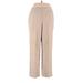 Alfred Dunner Dress Pants - High Rise: Tan Bottoms - Women's Size 14