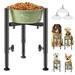 Adjustable Dog Bowl Stand - Dog Feeder Bowl Holder - Elevated Dog Water Bowl Stand for Pet - Raised Dog Bowl Stand - Adjustable Dog Water Bowl Holder for Large Medium & Small Dogs