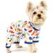 Dog Pajamas for Small Medium Dog Boy Girl Fruit Banana Avocado Pattern Spring Summer Dog Clothes Pet Jammies Puppy Pjs Doggie Onesies Cat Apparel Outfit