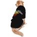 Black His-tory Mon-th Dog Costume with Hat Pet Clothes Hoodies Pullover Warm Sweatshirts Jacket for Dogs Cats Xx-Large