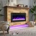Boyel Living 36 inch Electric Fireplace Recessedï¼ŒFireplace Heater with LED lights Multicolor Flame Timer Low Noise 750/1500W with Remote Control&Touch Screen