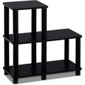 Furinno Turn-N-Tube Accent Decorative Shelf Espresso/Black