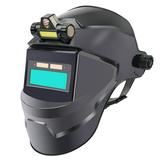 Automatic Dimming Welding Facemask Large View True Color Auto Darkening Welding Facemask 130â„ƒ High Temperature Resistant for Arc Welding Grinding Cutting