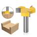 Walmeck Router Bit inch Shank Slab Bit Wood Cutter Slab Router Bit Cutter Planer Tool Router Bit Bit Wood Cutter Planer Shank Slab Router 1/2 inch Shank dsfen Xibany