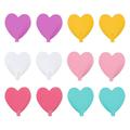 12 Pcs Heavy Duty Clothes Rack Heavy Duty Clothes Hanger Hat Hooks Wall Mount Hooks Kids Hangers Pink Wall Hanger Peach Heart Self-adhesive Hook Children s Room Iron Office