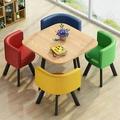 Modern Dining Table Set 4 Chairs Table Lunch Reception Coffee Tables Free Shipping Mesas De Jantar Hoom Furniture GPF50YH