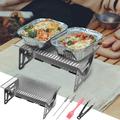Leesechin Reduced Price Charcoal Grill Portable Barbecue Grill Folding BBQ Grill Small Barbecue Grill Outdoor Grill Tools For Camping Hiking Picnics Traveling