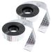 2 Rolls Magnetic Tape Tape Double Sided Two Sided Tape Keep Birds Outdoor Spiral Scare Tapes Anti-bird Repellent Tape Scare The Birds Bird Repellent Pet Polyester Film