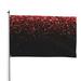Kll Red Glitter1 Flag 4x6 Ft Parade Party Flag Outdoor Flag Decorative Flag Banner Flags Garden Flag Home House Flags