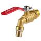 Hot Water Faucet Brass Single Handle Hot Water Tap Tea Stove Hot Water Nozzle