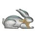 Clearance Metal Easter Rabbit Decor Indoor Outdoor Standing Easter Bunny Decor For Home Spring Easter Rabbit Statue Yard Ornament Bunny Decoration For Garden Decor Best Gift