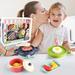 2023 Classic World Kids ABS Toys Pull Toy Kitchen Pretend Play Toy Cookware Set For Kids