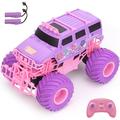 Walmeck Remote control car Car Toy Car Pink Purple Remote Car Purple Remote 2 Battery Car Purple Toy Baby Purple Toy 2 OWSOO HUIOP Off Road Car ERYUE car Car Battery Pink Car