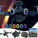 Drone Cameland FPV Drone With ESC Camera Brushless Motor Drones 2.4G RC Quadcopter With Cool LED Lights Altitude Hold Obstacle Avoidance For Adults Drones with Camera for Adults 4k on Clearance