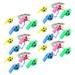 24 Pcs Toys for Toddlers Hanging String The Emergency Soccer Favors for Kids Soccer Party Favors Football Pattern Whistle Camping Outdoor Plastic Child