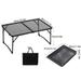 Spirastell Folding table Table Outdoor Picnic Mesh Top Table Portable Table Adjustable Portable Handle Table Aluminum Picnic Table Adjustable Portable