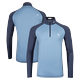 The Open Curve 1/2 Zip Midlayer - Blue