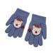 Bjutir Kids Winter Gloves Toddler Soft Cartoon Deer Gloves Kids Baby Boys Girls Winter Warm Knit Mittens