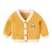 HIBRO Light Jacket for Boys Toddler Children Kids Baby Boys Girls Cute Cartoon Animals Pullover Blouse Tops Cardigan Coat Outfits Clothes