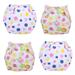 PENGXIANG 4Pcs Training Pants for Boys Girls Toddlers Baby Potty Training Cotton Absorbent Training Pants Unisex Toddler Pee Pants for Boys & Girls(2 * Pink Dots+2 * Sunflower)