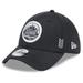 Men's New Era Black York Mets 2024 Clubhouse 39THIRTY Flex Fit Hat