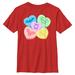 Youth Mad Engine Red Justice League Valentine's Day T-Shirt