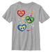 Youth Mad Engine Heather Gray The Powerpuff Girls Valentine's Day T-Shirt