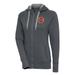 Women's Antigua Charcoal Bethune-Cookman Wildcats Victory Full-Zip Hoodie