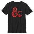 Youth Mad Engine Black Dungeons & Dragons Valentine's Day T-Shirt