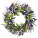 Lavender and Foliage Artificial Spring Wreath - 24"