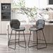 Set of 2 Counter Height Pub Kitchen Stools