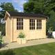 Garden Office - 14'x8' Martel Log Cabin - 44mm Garden Log Cabins - 0% Finance - Buy Now Pay Later - Tiger Sheds