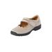 Women's The Keylani Flat by Comfortview in Light Pale Grey (Size 7 1/2 M)