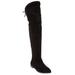 Plus Size Women's The Cameron Wide Calf Boot by Comfortview in Black (Size 9 1/2 W)