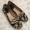 Kate Spade Shoes | Kate Spade Zebra Tiger Print Tassel Loafers Beige 8.5 | Color: Brown/Tan | Size: 8.5
