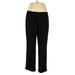 Susan Graver Casual Pants - High Rise: Black Bottoms - Women's Size 1X