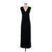 Old Navy Casual Dress - Maxi V-Neck Sleeveless: Black Dresses - Women's Size X-Small